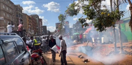 File image of Raila Odinga's Kiambu rally